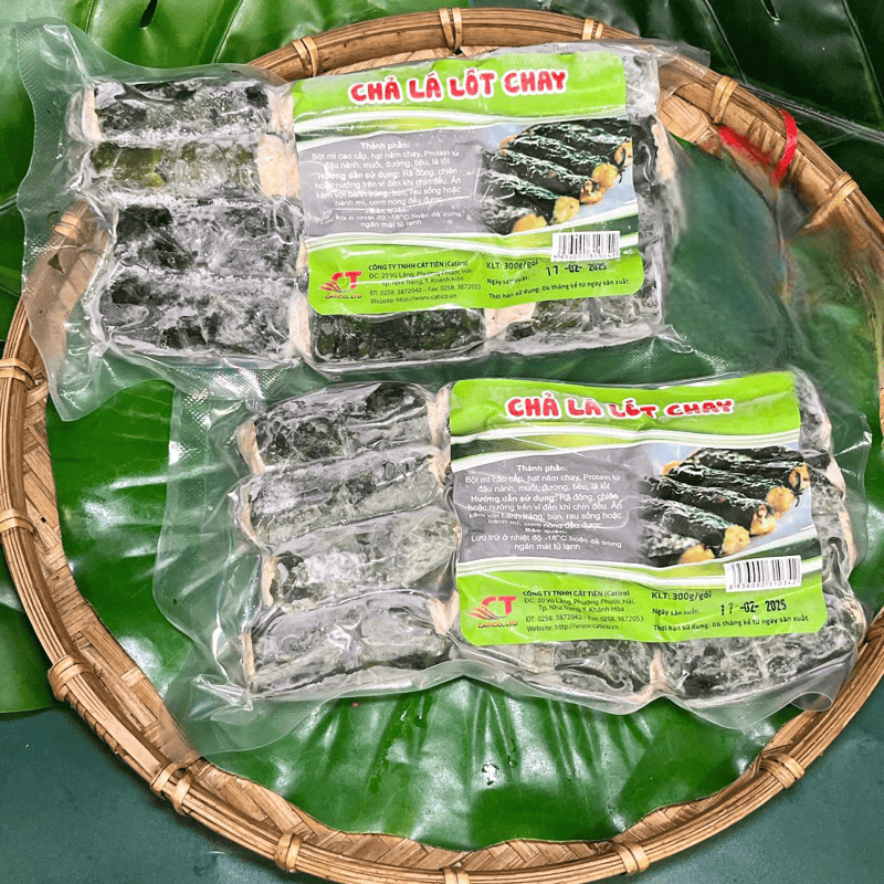 Chả Lá Lốt Chay